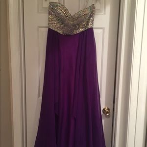 Strapless Prom Dress, Size 12.